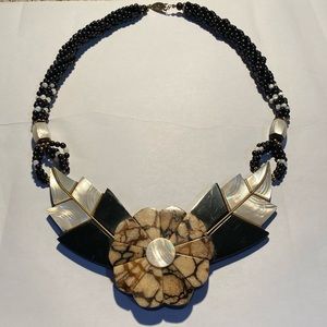 Lee Sands Inlay Necklace